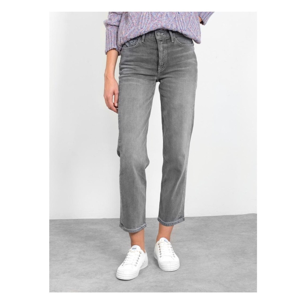 GRLFRND Helena High Rise Crop Grey 30